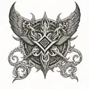 Lucifer sigil tattoo tattoo design idea