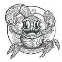 mr krabs tattoo design idea