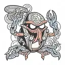 mr krabs tattoo design idea