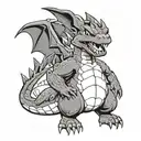 pokemon charizard groundon tattoo design idea