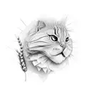 wheat tattoo design idea