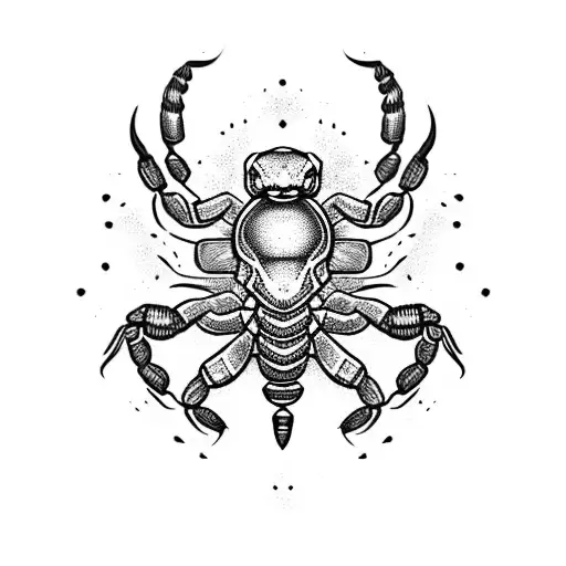 20+ Silhouette Of The Tribal Scorpion Tattoo Stock Illustrations,  Royalty-Free Vector Graphics & Clip Art - iStock