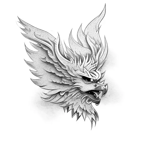 a griffin tattoo design idea