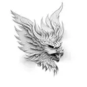 a griffin tattoo design idea