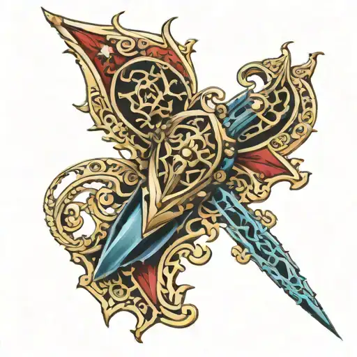 elden ring malenia blade of miquella tattoo design idea