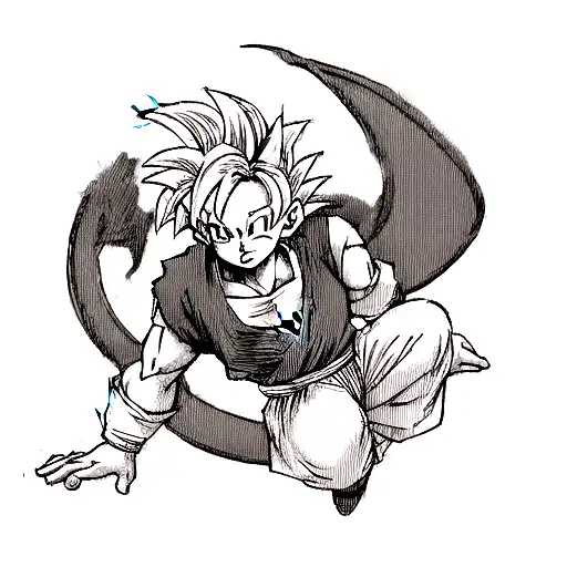 dragon ball tattoo design idea