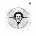 A circuit diagram incorporting Bob Marley, the Internet and Botswana tattoo design idea