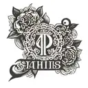 Philippians 4:13 written tattoo design idea