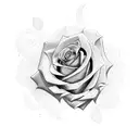 Rose tattoo design idea