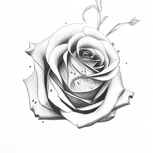 Roses, fruits, vegetables, money, family, love tattoo design idea