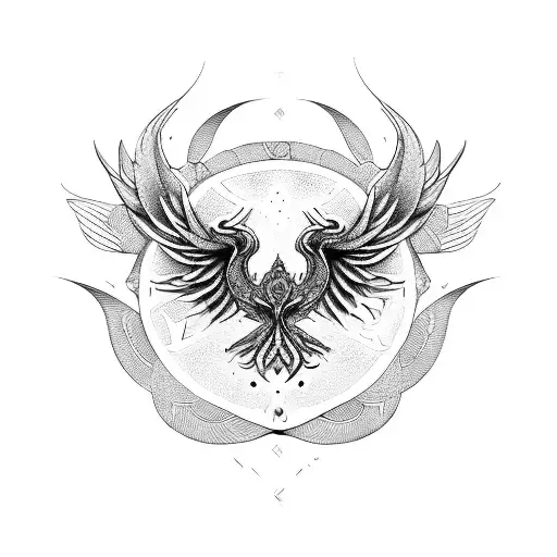 ave fenix tattoo design idea