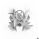 Ankh Symbol tattoo design idea