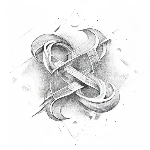 Infinity Symbol with Forever Driven tattoo design idea