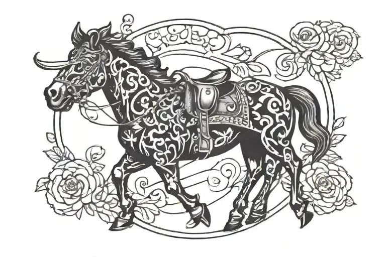 "Howdy" tattoo design idea