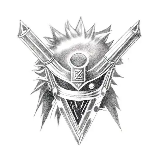 final fantasy 7 tattoo design idea