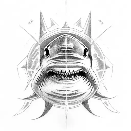 Shark tattoo design idea