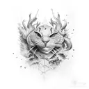 Heather bush tattoo design idea