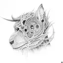 Heather bush tattoo design idea