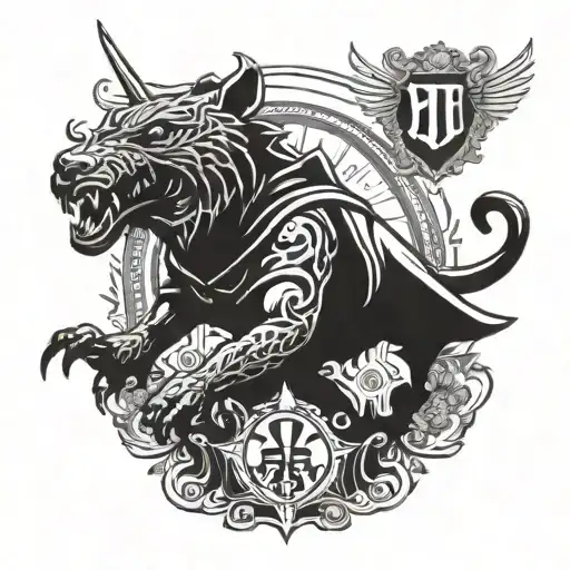 Hajduk Split, Bandit, Torcida, 1911 tattoo design idea