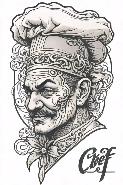 chef tattoo tattoo design idea