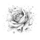June, July, August, September, birth month flower bouquet  tattoo design idea