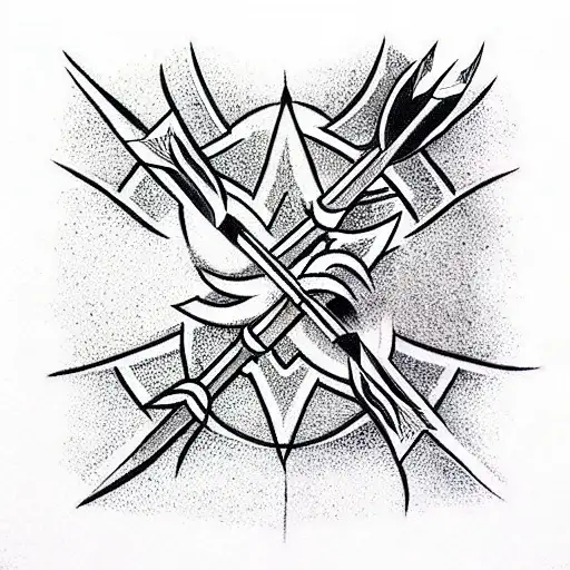 Arrow tattoo design idea