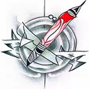 Arrow tattoo design idea