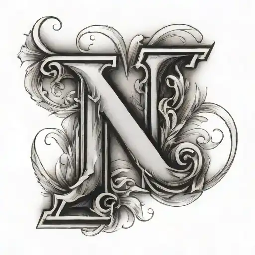 Letter S + Letter E + Letter I tattoo design idea