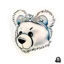 Teddy bear  tattoo design idea