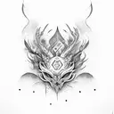 fenix tattoo design idea