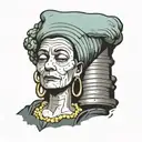 marge simpson tattoo design idea