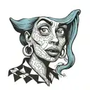 marge simpson tattoo design idea