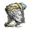 marge simpson tattoo design idea