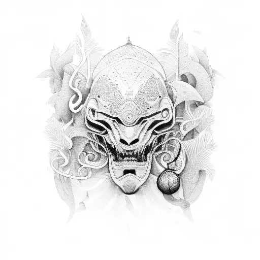 Jungle tattoo design idea