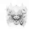 Jungle tattoo design idea