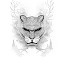 Jungle tattoo design idea