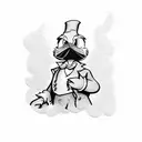 scrooge mcduck tattoo design idea