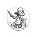 scrooge mcduck tattoo design idea