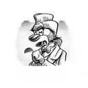 scrooge mcduck tattoo design idea