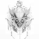 liverpool with piano tattoo design idea