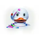 rubber duck tattoo design idea