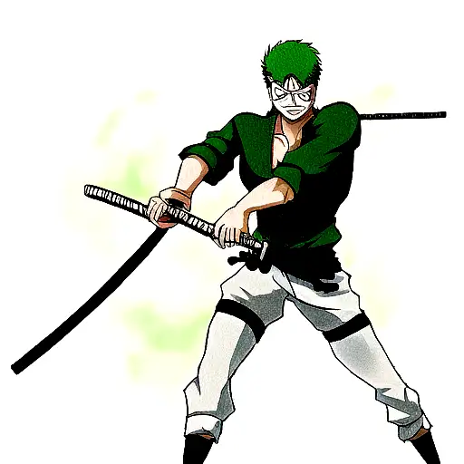 Roronoa Zoro tattoo design idea