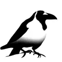 australian magpie tattoo design idea