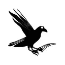 australian magpie tattoo design idea