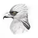 Australian magpie  tattoo design idea