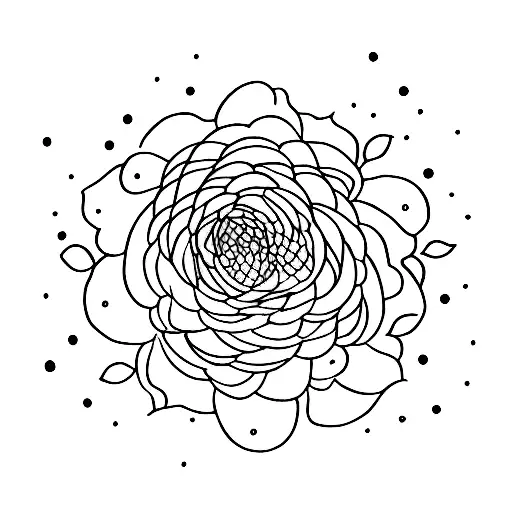 march and november wild flower tattoo design idea