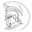 spartan warrior tattoo design idea