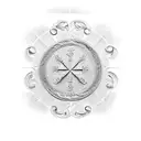 Christian Cross with scroll tattoo design idea