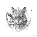 trap life tattoo design idea