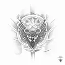 Spor Lisboa e Benfica tattoo design idea